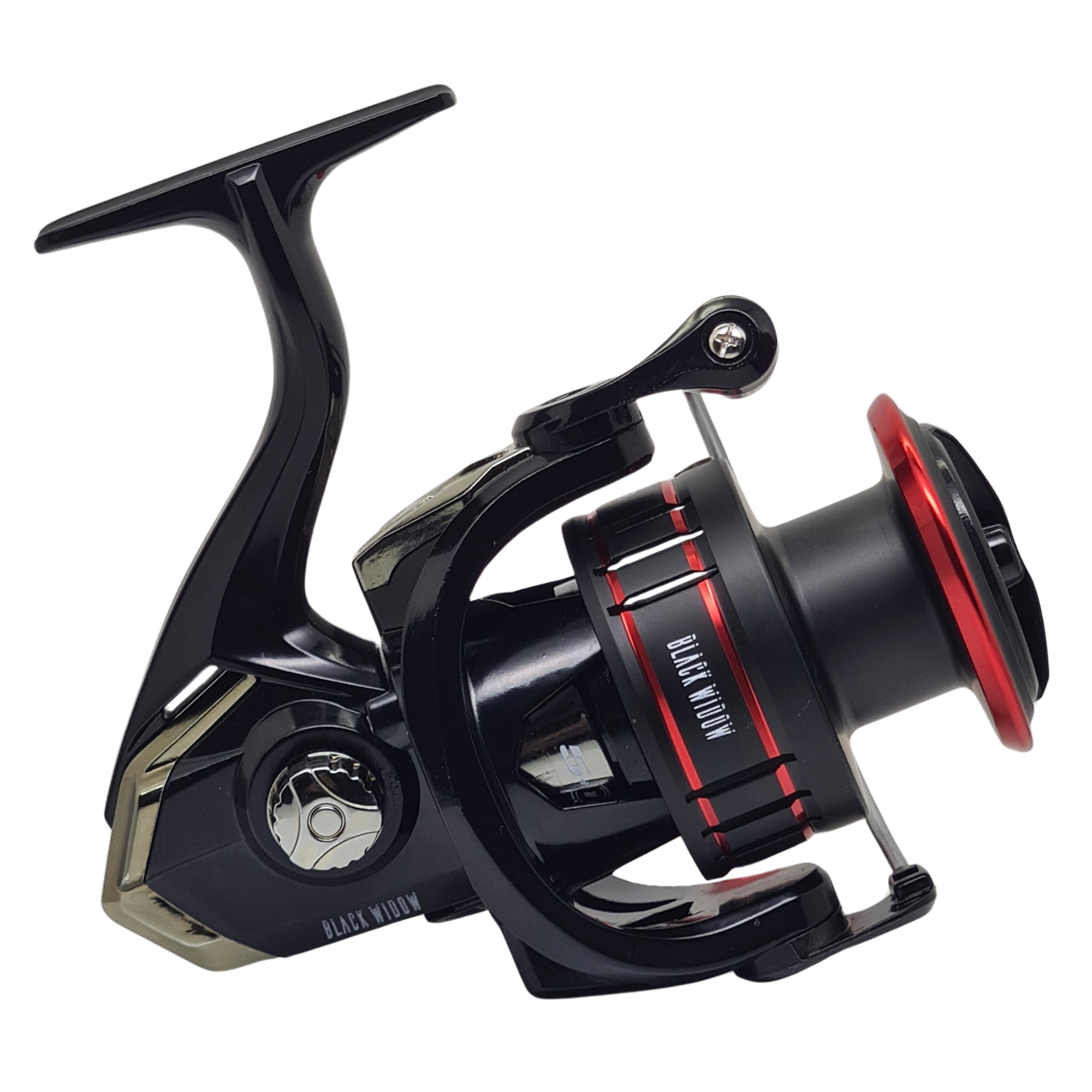 Reel Frontal CASTER Black Widow 6006 Variada Río Mar 6 Rulemanes