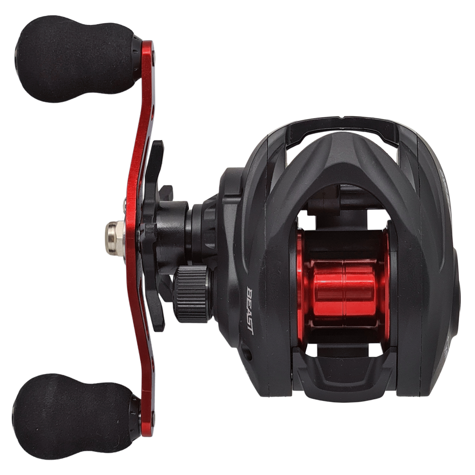 Reel Huevito BEAST Red Snake 103 MANIJA IZQUIERDA Bait Casting 3 Rulemanes 6.3:1